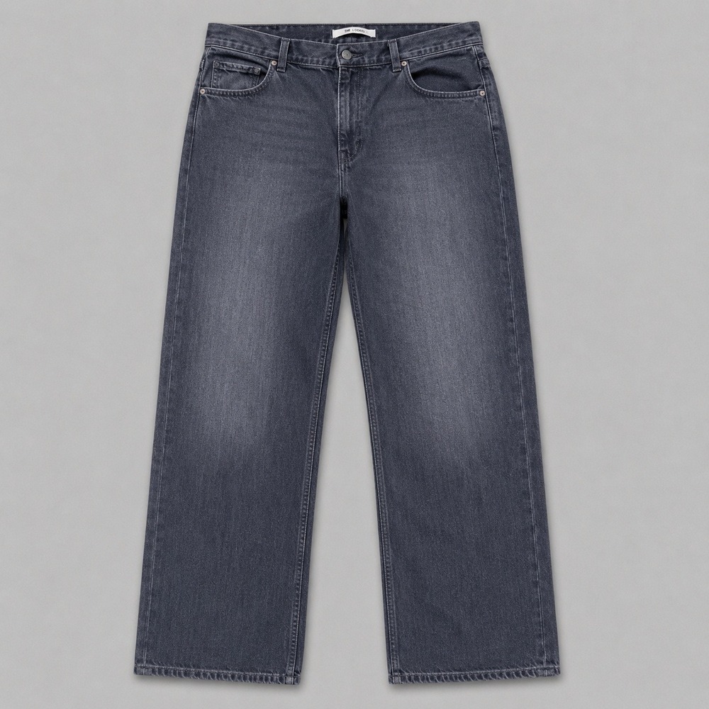 Gap Faded Black Baggy‎ Jeans Mens 38x32 Denim UW305 Y2k Style Vintage